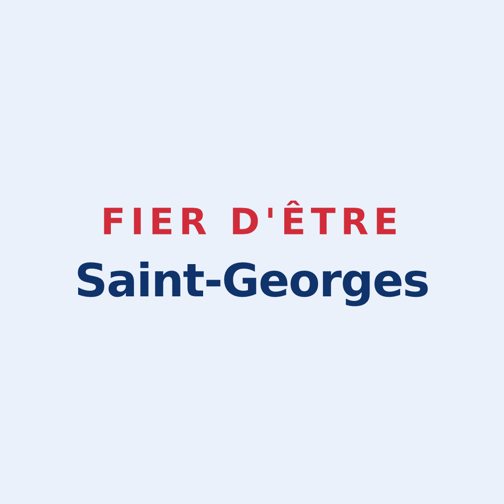 Sticker « Fier d'être Saint-Georges » — design pour Larrivoire