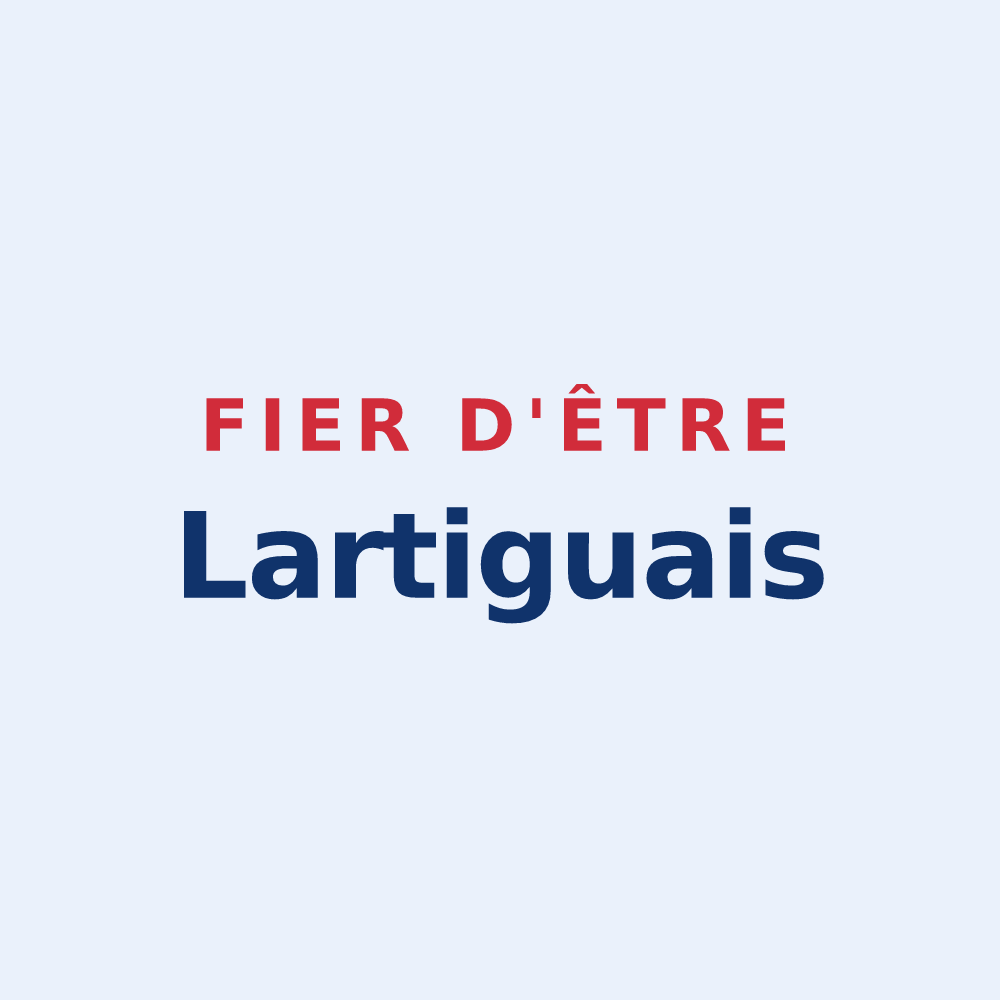 Sticker « Fier d'être Lartiguais » — design pour Lartigue