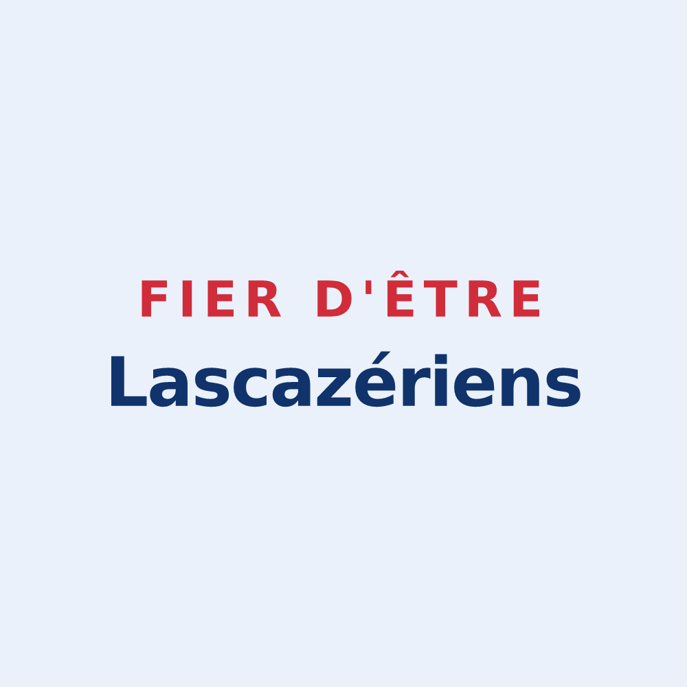 Sticker « Fier d'être Lascazériens » — design pour Lascazères