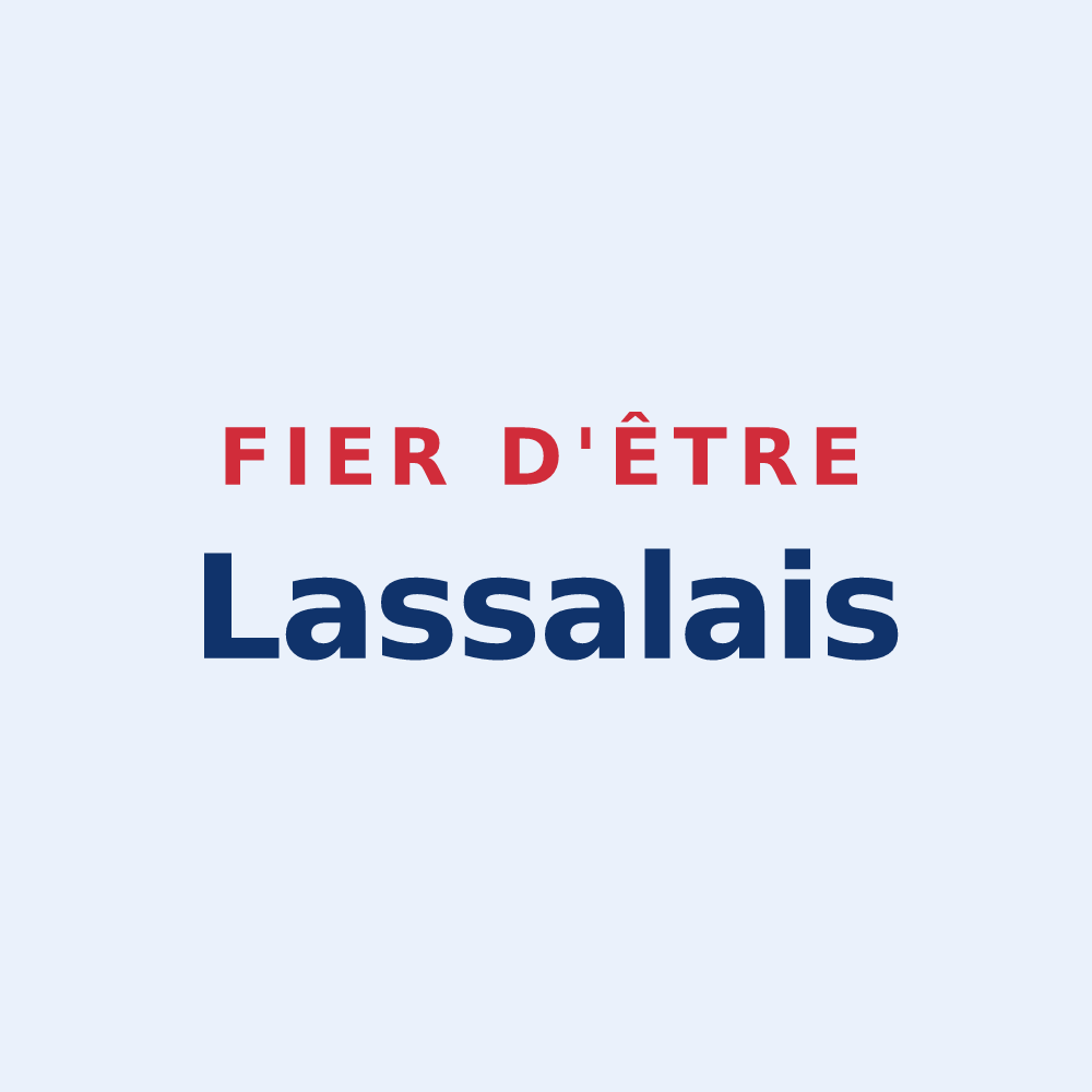Sticker « Fier d'être Lassalais » — design pour Lassales