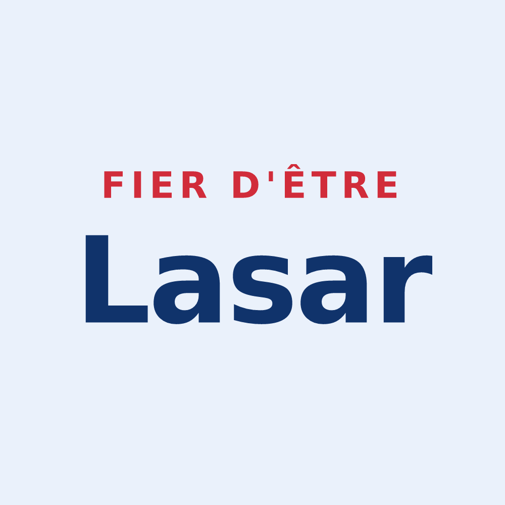 Sticker « Fier d'être Lasar » — design pour Lasse