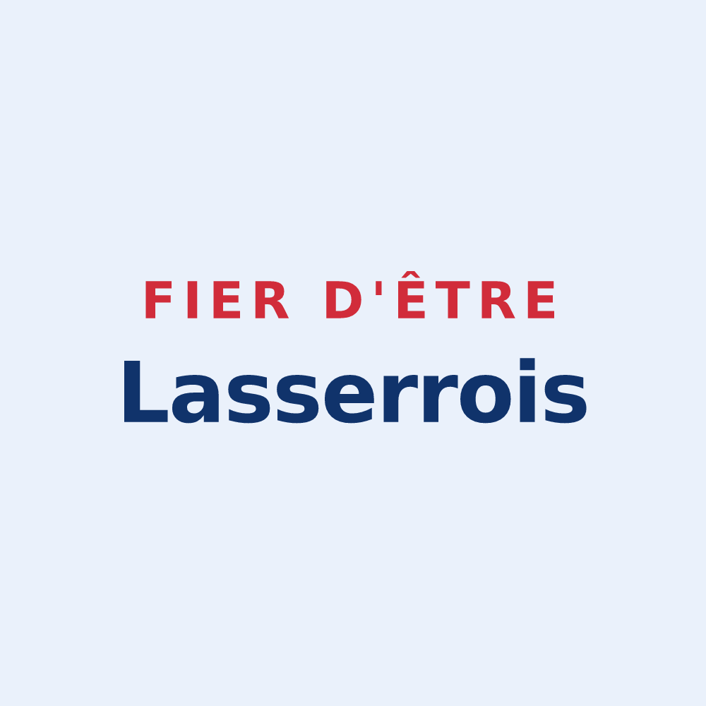 Sticker « Fier d'être Lasserrois » — design pour Lasserre