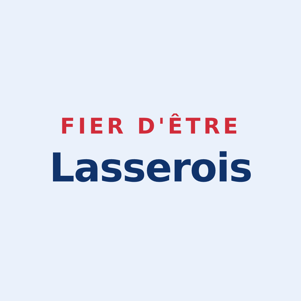 Sticker « Fier d'être Lasserois » — design pour Lasserre