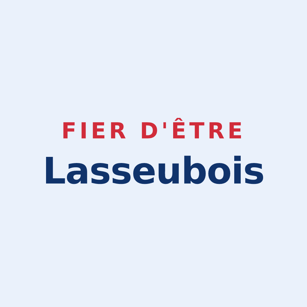 Sticker « Fier d'être Lasseubois » — design pour Lasseube