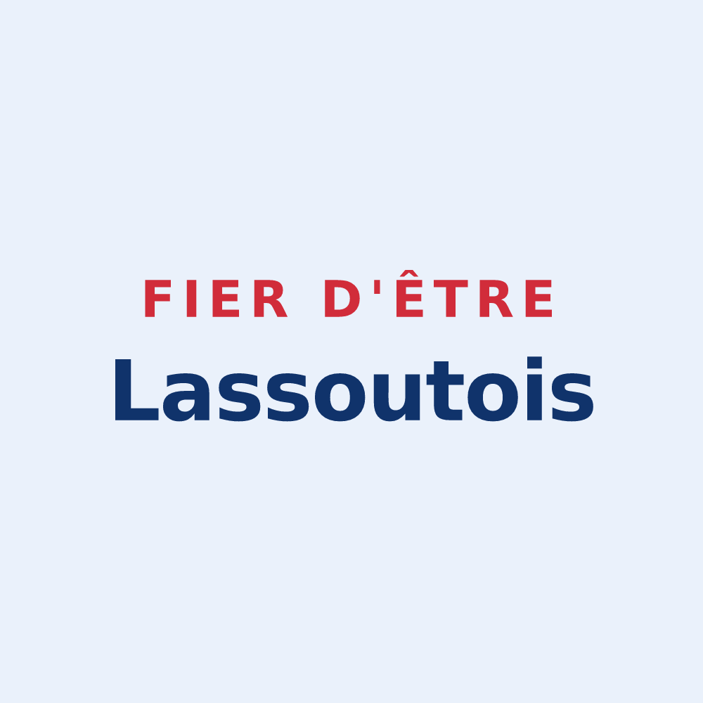 Sticker « Fier d'être Lassoutois » — design pour Lassouts