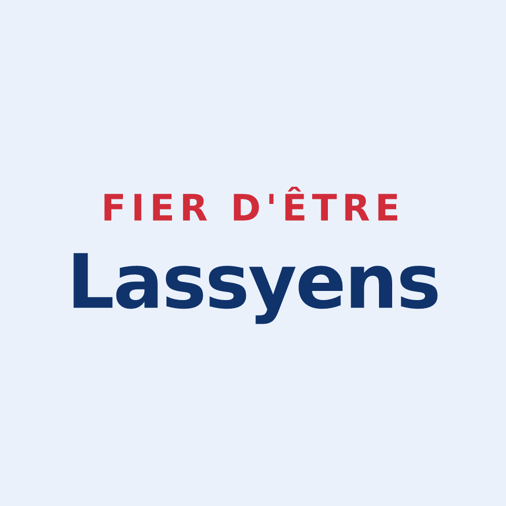 Sticker « Fier d'être Lassyens » — design pour Lassy