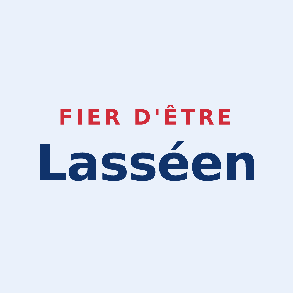 Sticker « Fier d'être Lasséen » — design pour Lassy