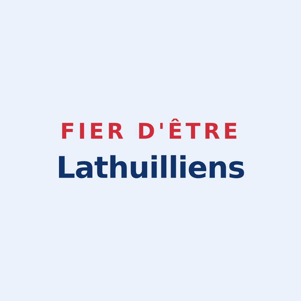 Sticker « Fier d'être Lathuilliens » — design pour Lathuile