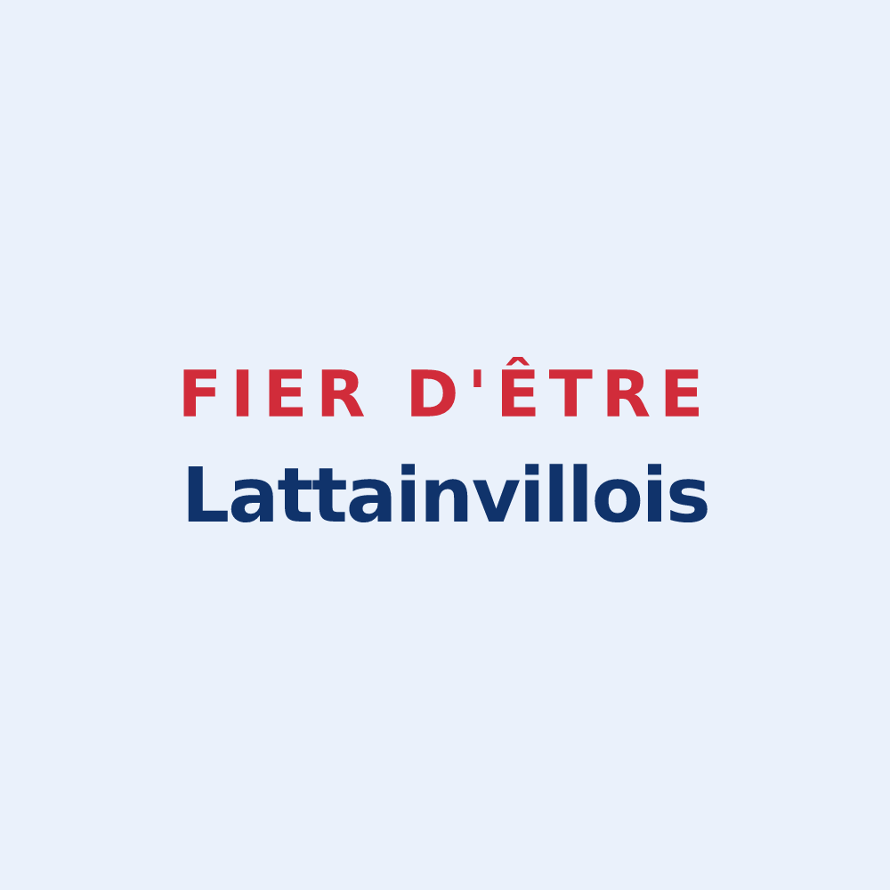 Sticker « Fier d'être Lattainvillois » — design pour Lattainville