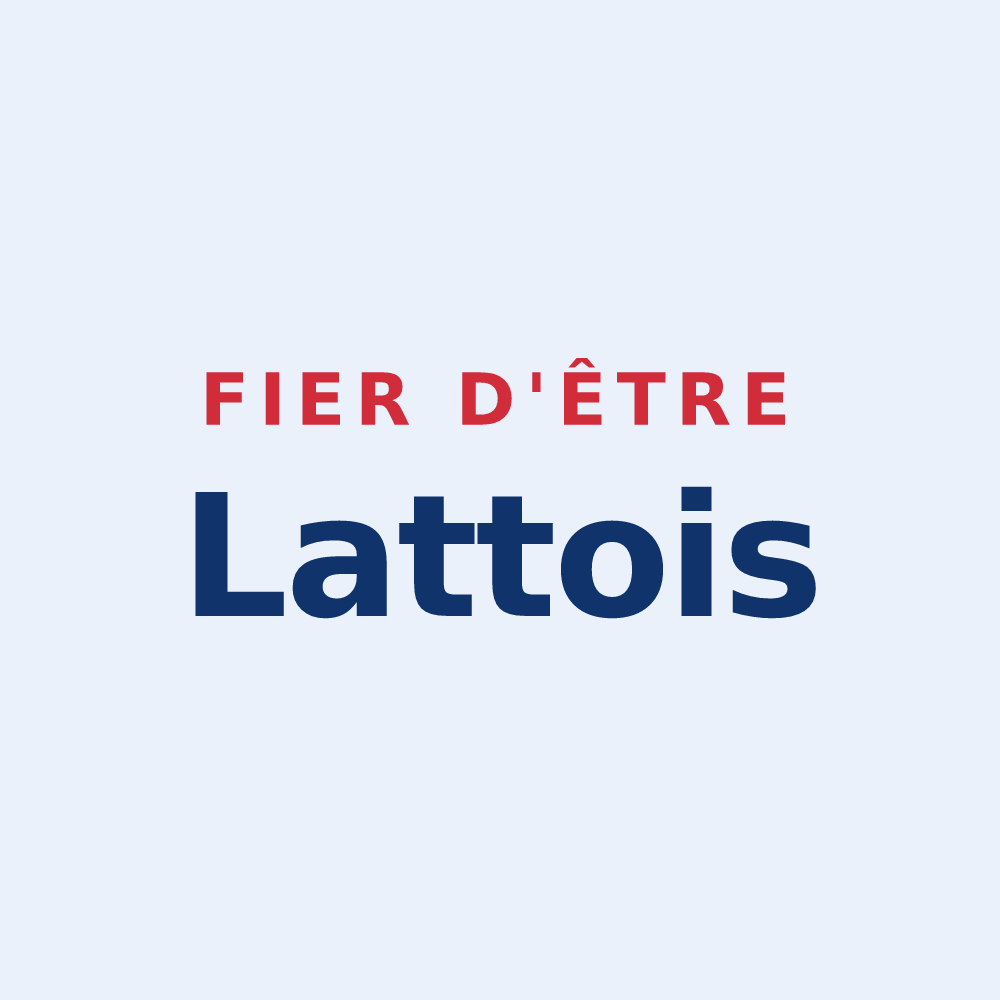 Sticker « Fier d'être Lattois » — design pour Lattes