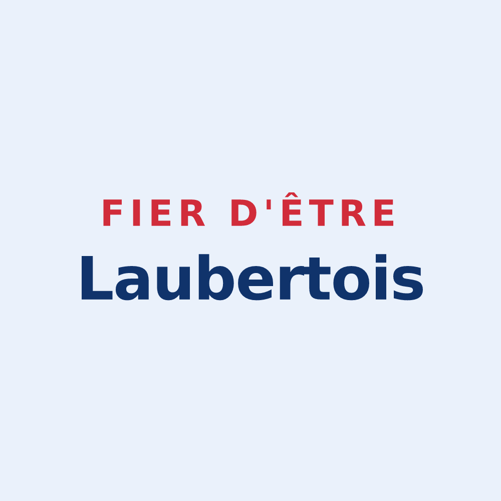 Sticker « Fier d'être Laubertois » — design pour Laubert