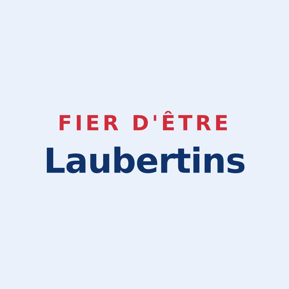 Sticker « Fier d'être Laubertins » — design pour Laubrières