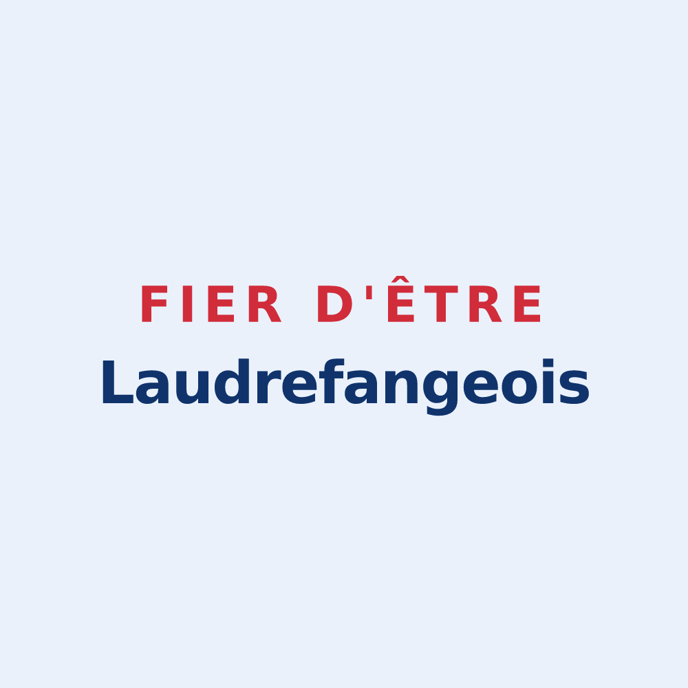 Sticker « Fier d'être Laudrefangeois » — design pour Laudrefang