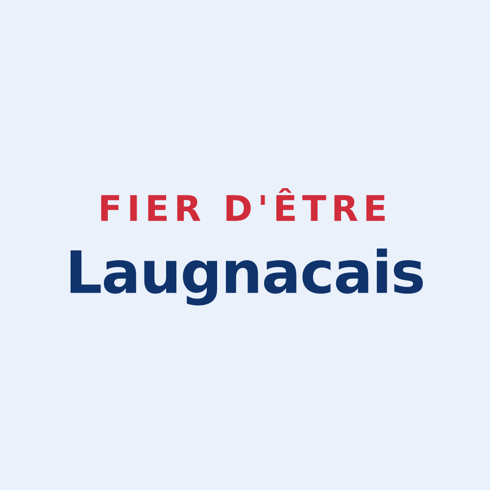 Sticker « Fier d'être Laugnacais » — design pour Laugnac