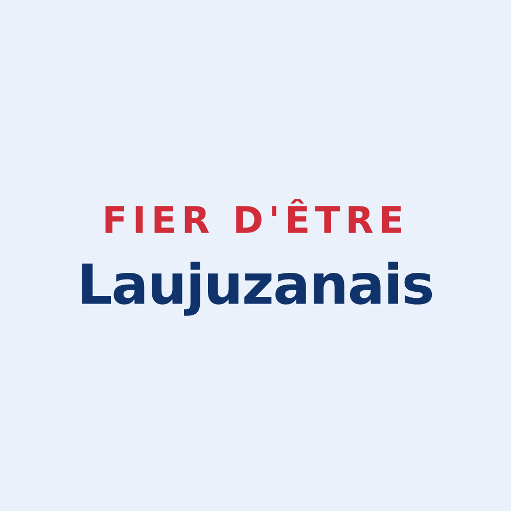 Sticker « Fier d'être Laujuzanais » — design pour Laujuzan