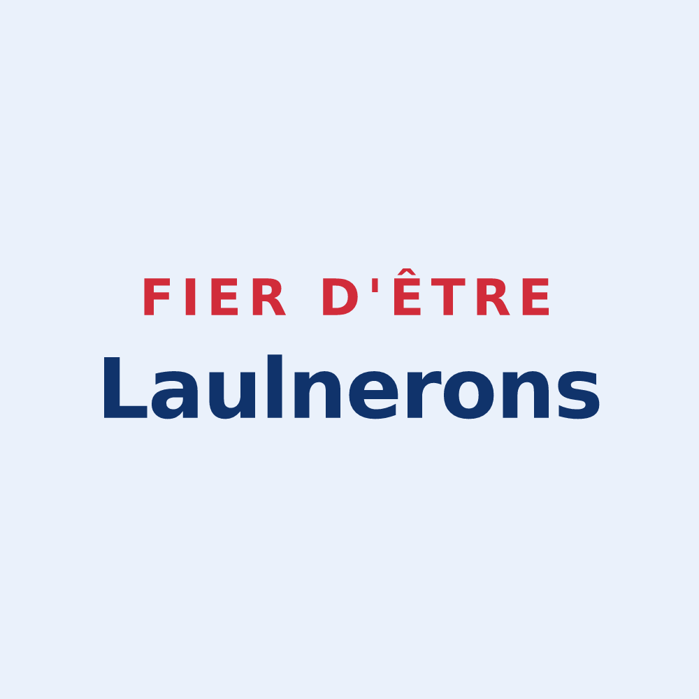 Sticker « Fier d'être Laulnerons » — design pour Laulne