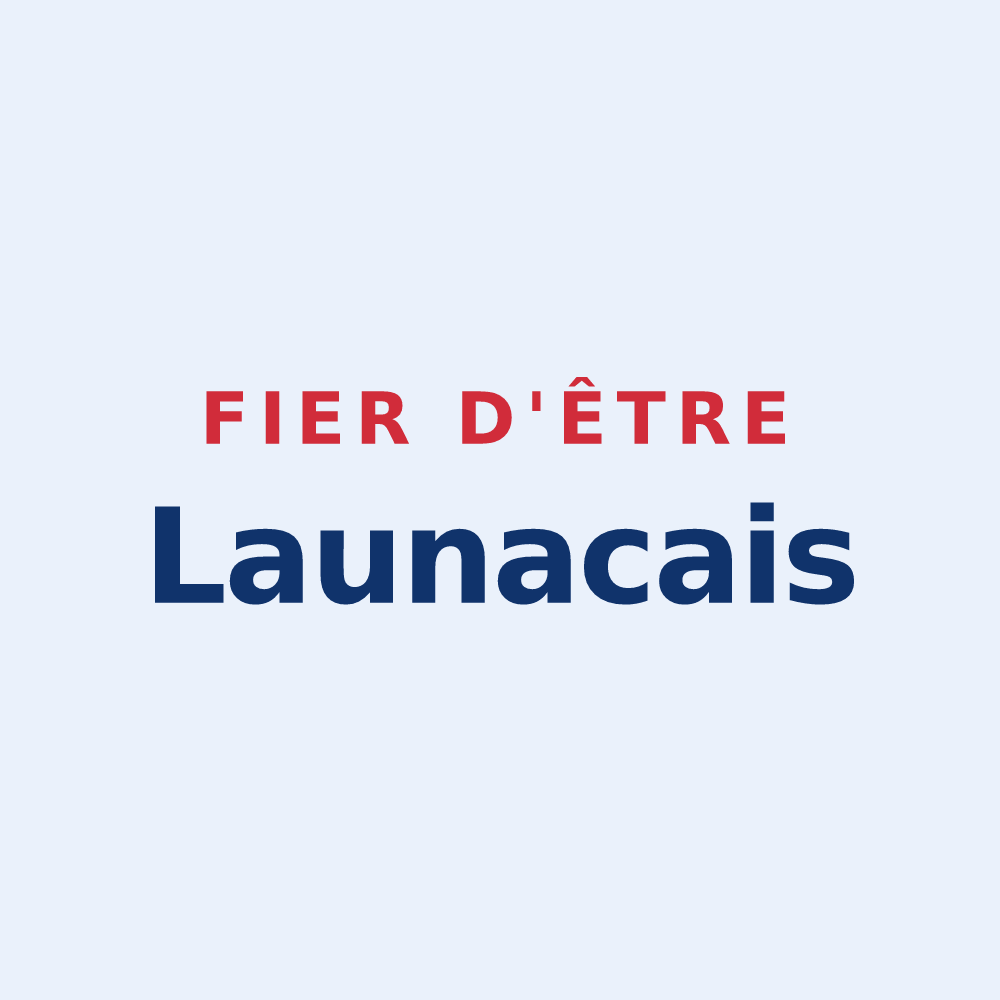Sticker « Fier d'être Launacais » — design pour Launac