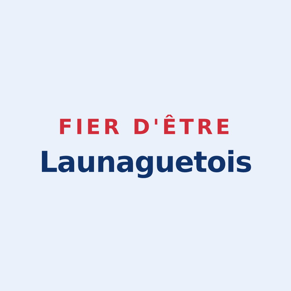 Sticker « Fier d'être Launaguetois » — design pour Launaguet