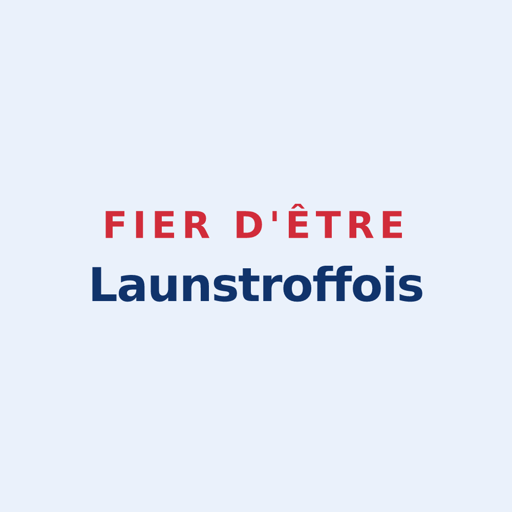 Sticker « Fier d'être Launstroffois » — design pour Launstroff