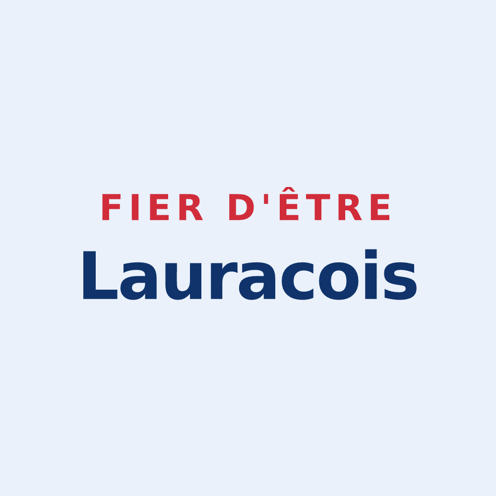 Sticker « Fier d'être Lauracois » — design pour Laurac