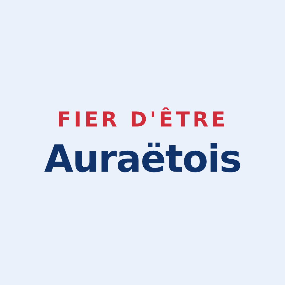 Sticker « Fier d'être Auraëtois » — design pour Lauraët