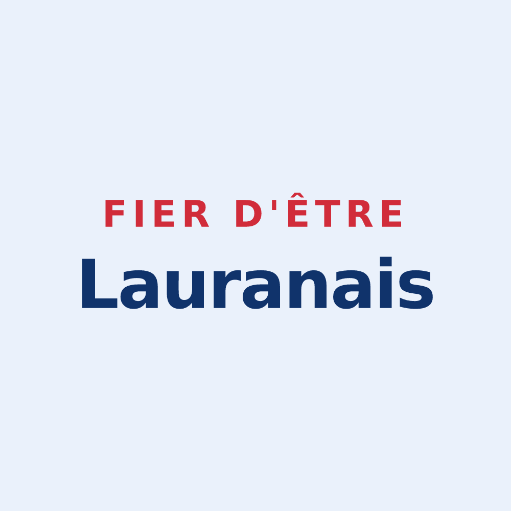 Sticker « Fier d'être Lauranais » — design pour Laure-Minervois