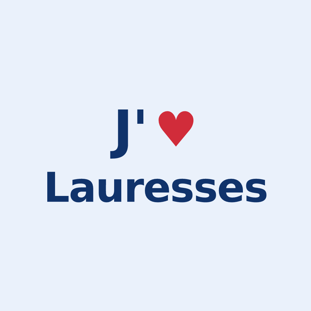 Sticker personnalisé Lauresses — design J'aime Lauresses