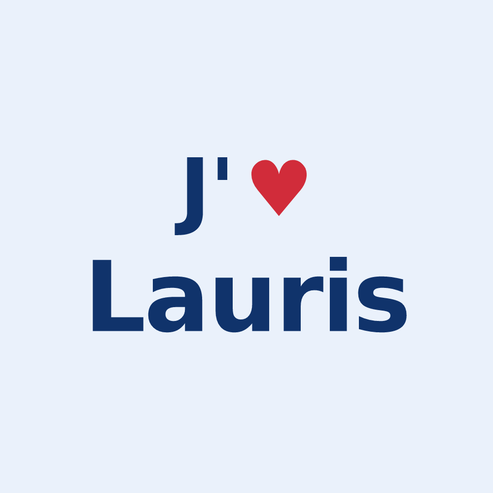 Sticker personnalisé Lauris — design J'aime Lauris