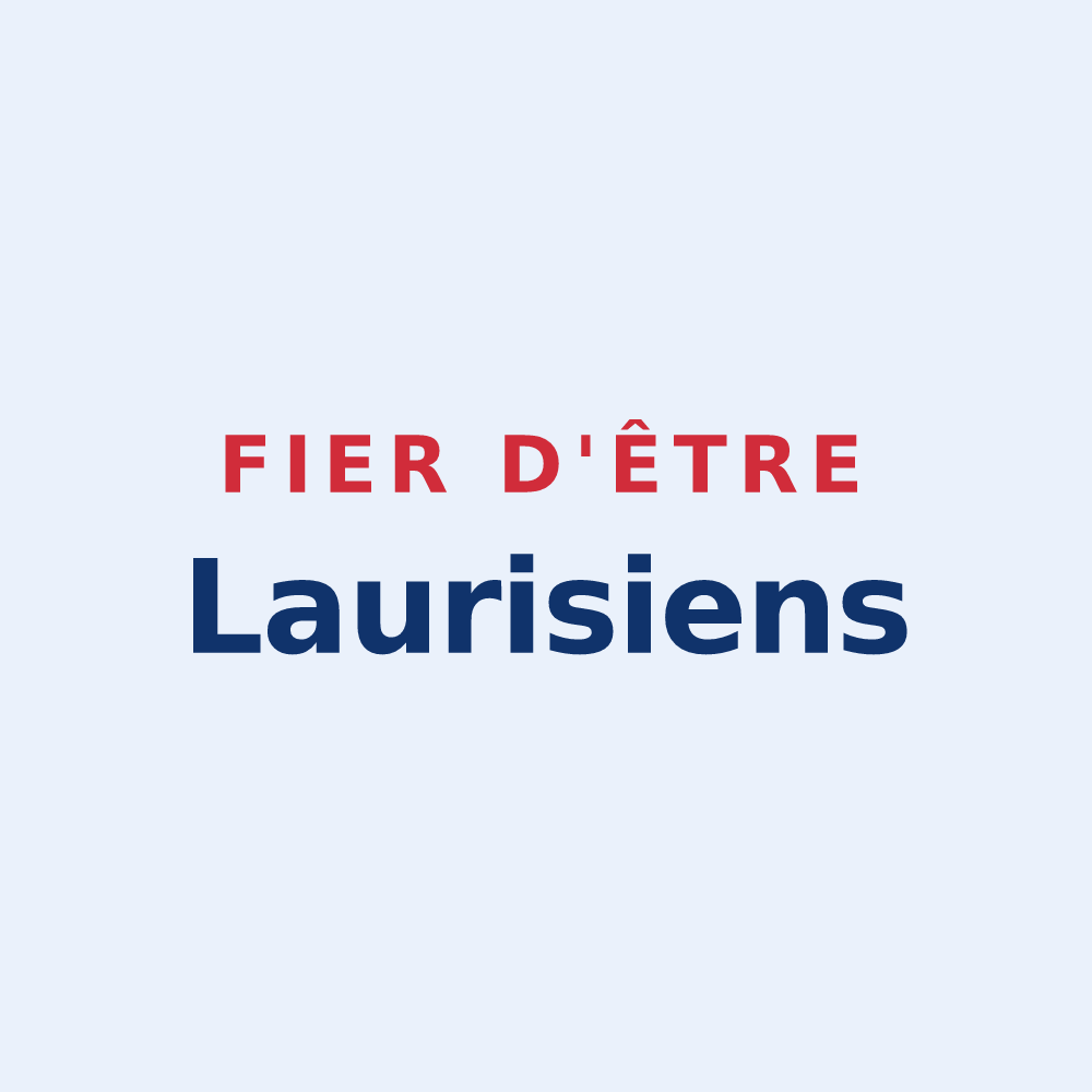 Sticker « Fier d'être Laurisiens » — design pour Lauris