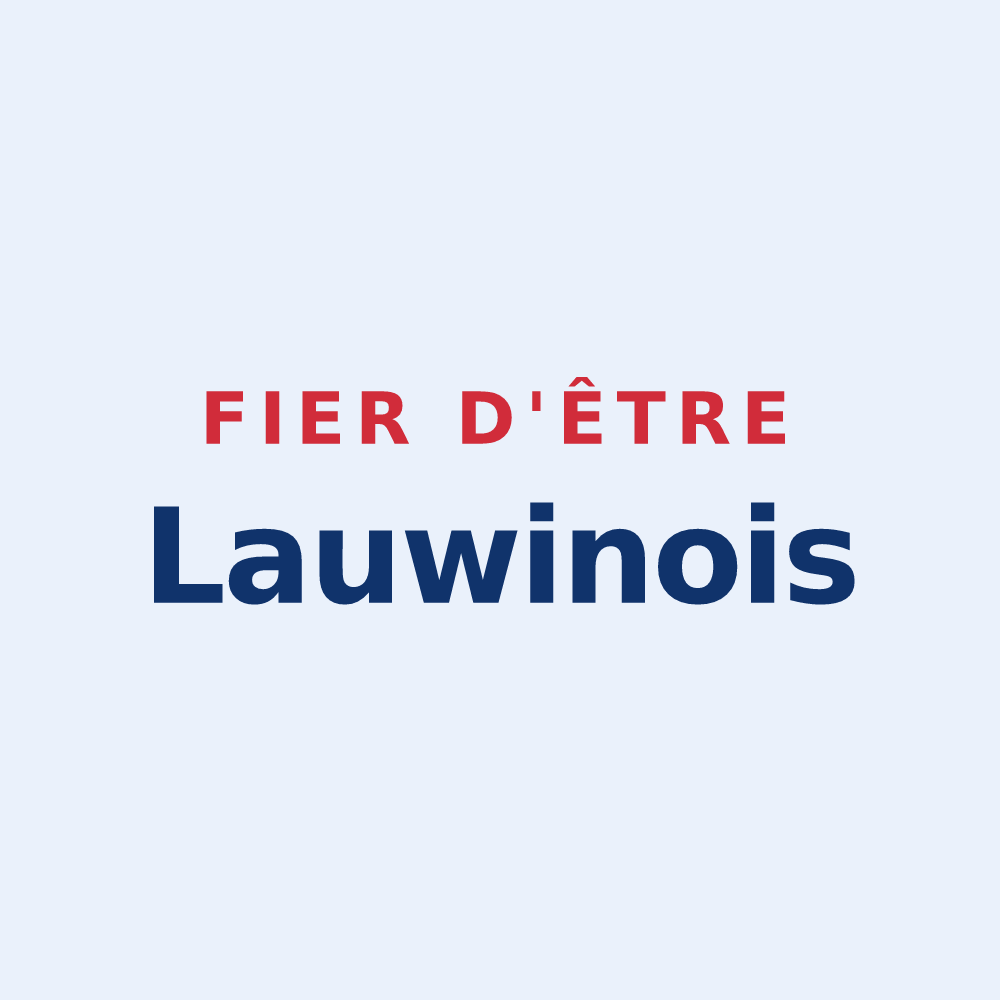 Sticker « Fier d'être Lauwinois » — design pour Lauwin-Planque