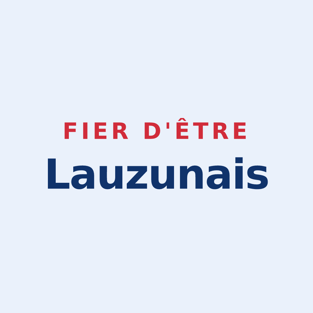 Sticker « Fier d'être Lauzunais » — design pour Lauzun