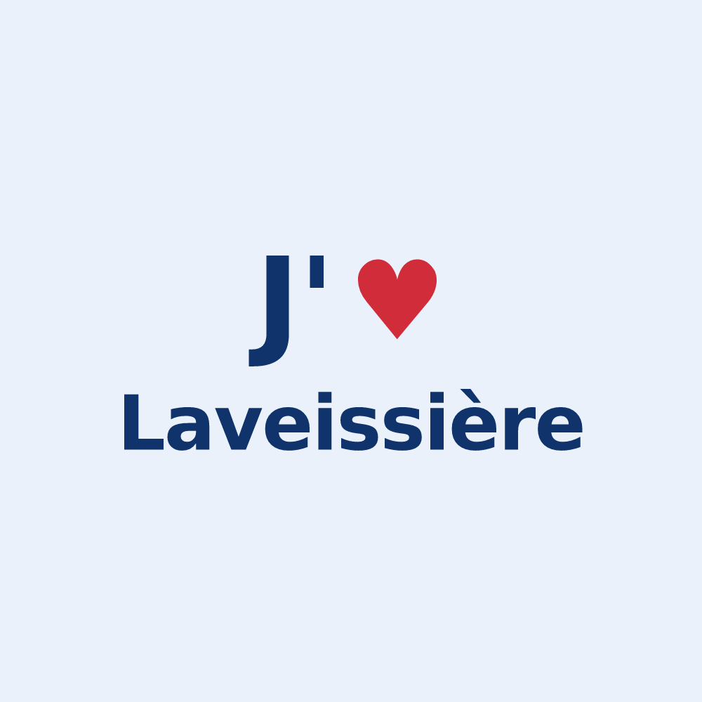 Sticker personnalisé Laveissière — design J'aime Laveissière