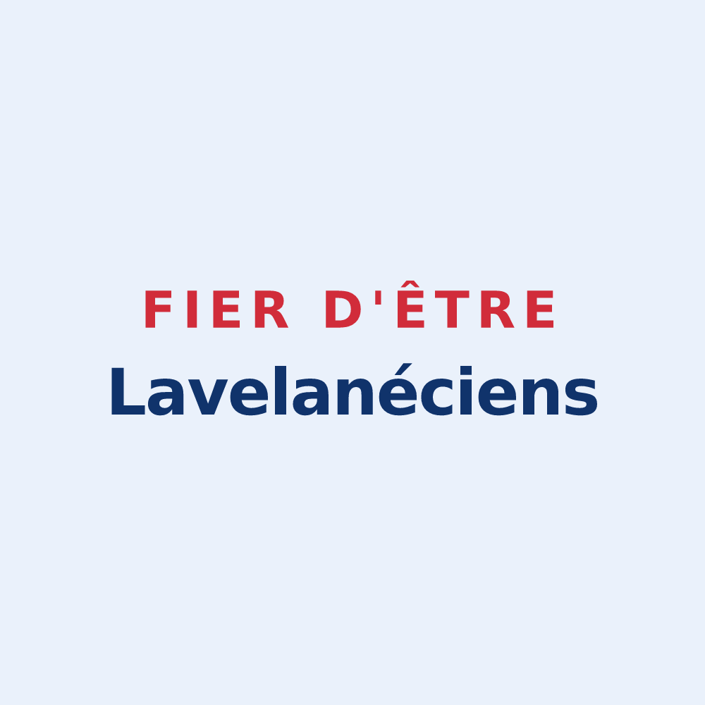 Sticker « Fier d'être Lavelanéciens » — design pour Lavelanet-de-Comminges