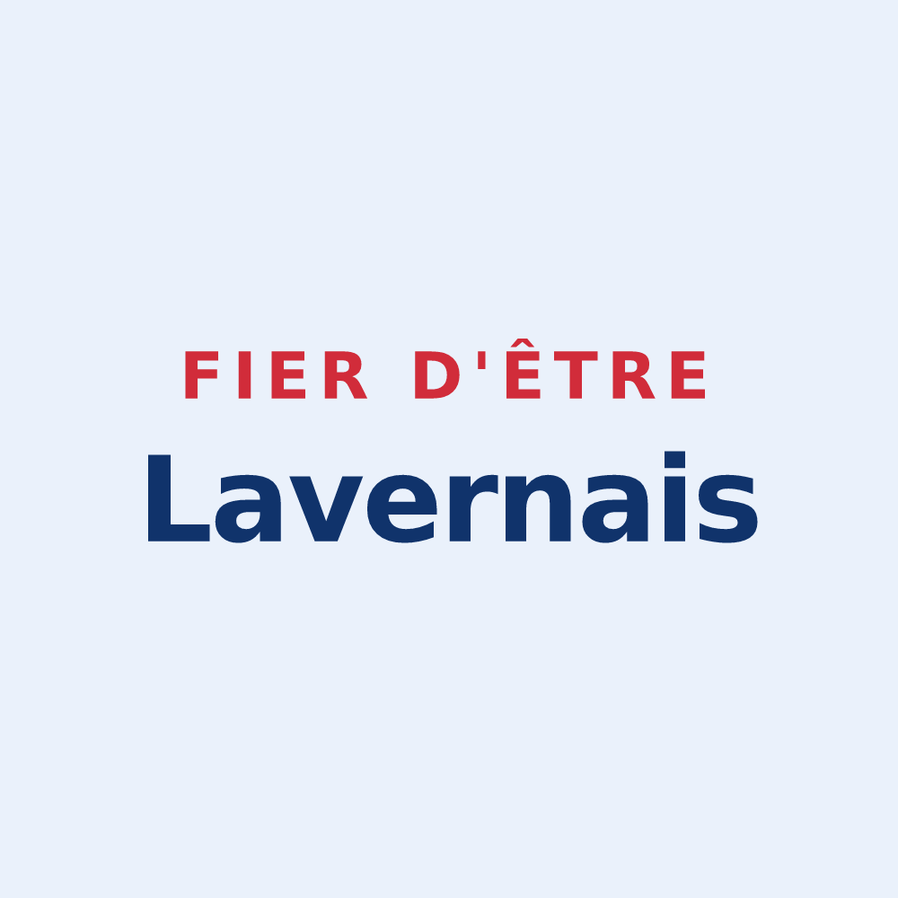 Sticker « Fier d'être Lavernais » — design pour Lavernat