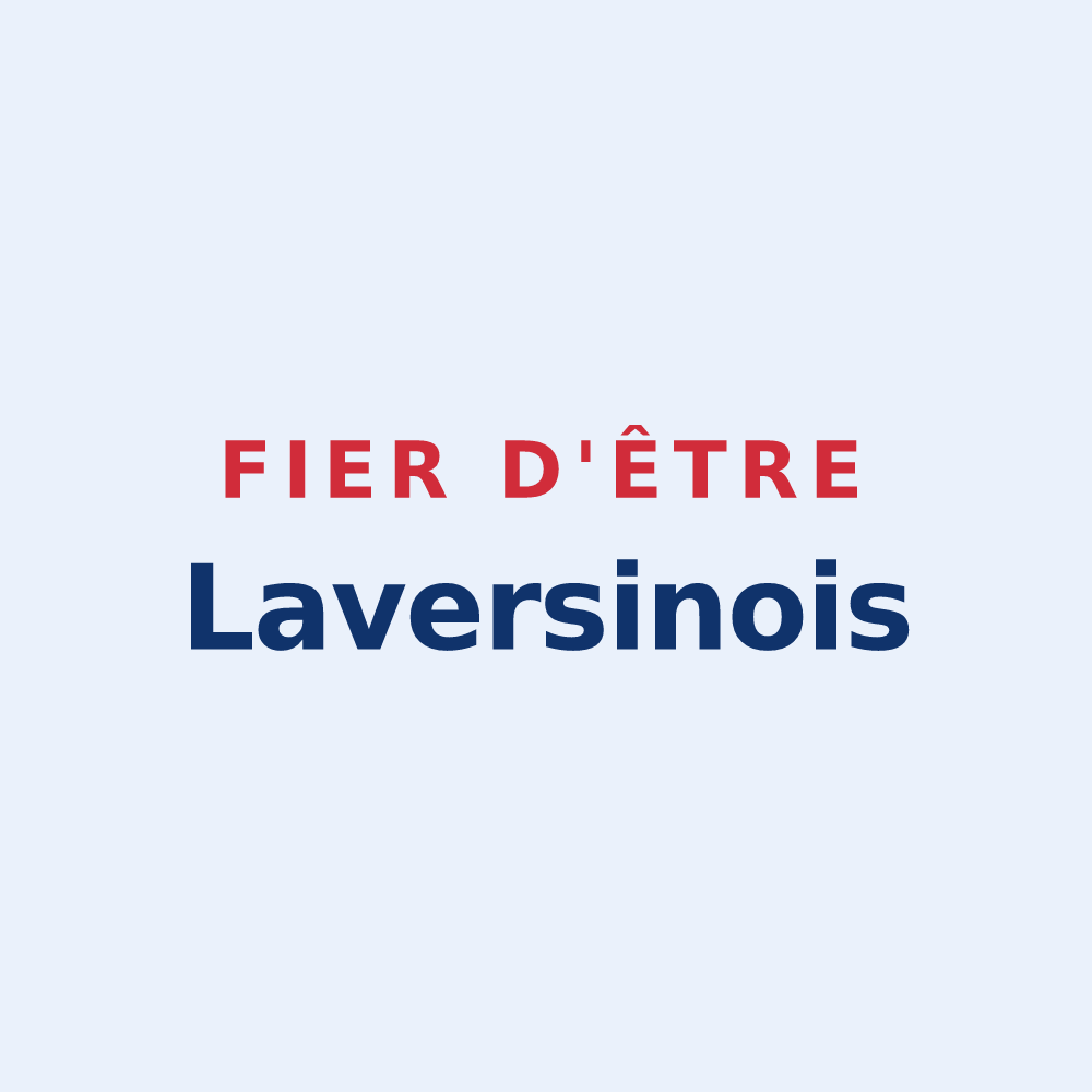 Sticker « Fier d'être Laversinois » — design pour Laversines