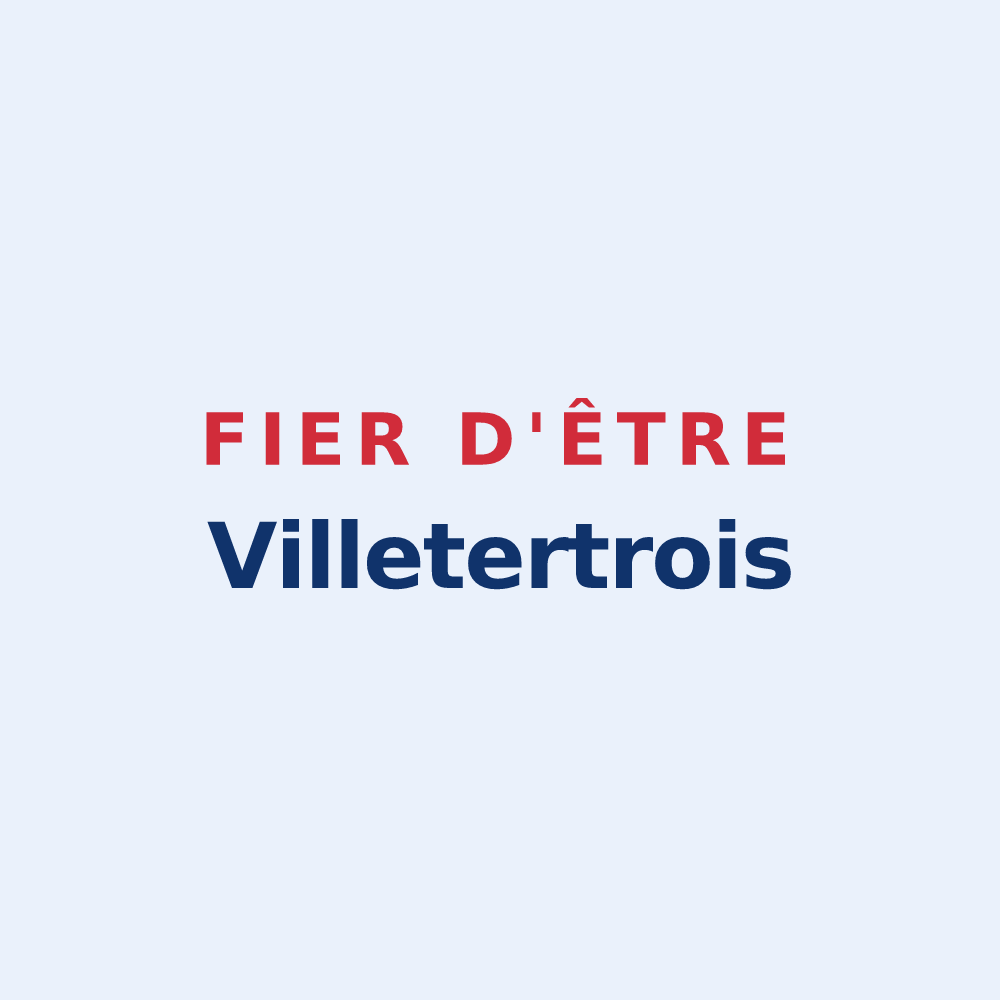 Sticker « Fier d'être Villetertrois » — design pour Lavilletertre
