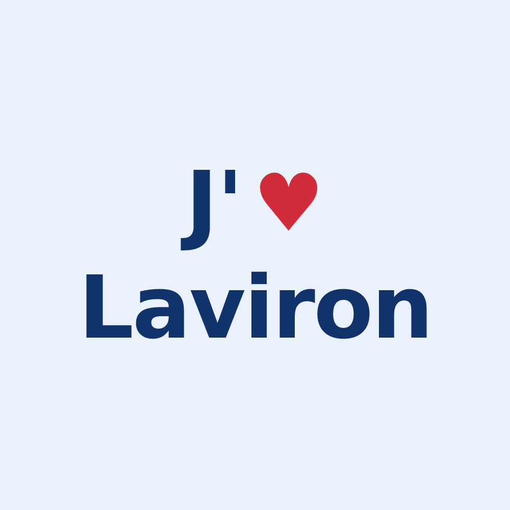 Sticker personnalisé Laviron — design J'aime Laviron