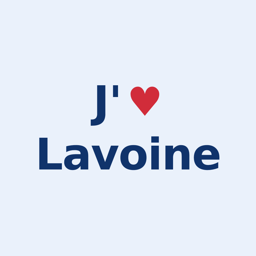 Sticker personnalisé Lavoine — design J'aime Lavoine