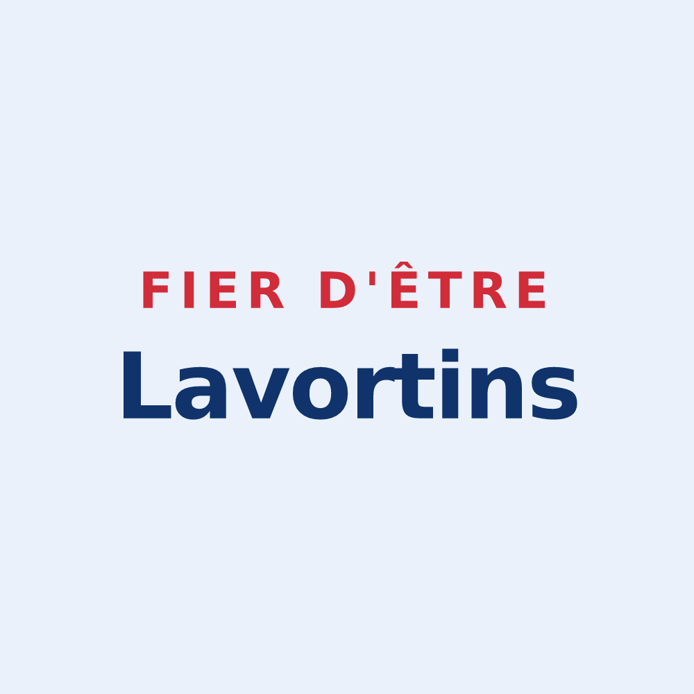 Sticker « Fier d'être Lavortins » — design pour Lavours