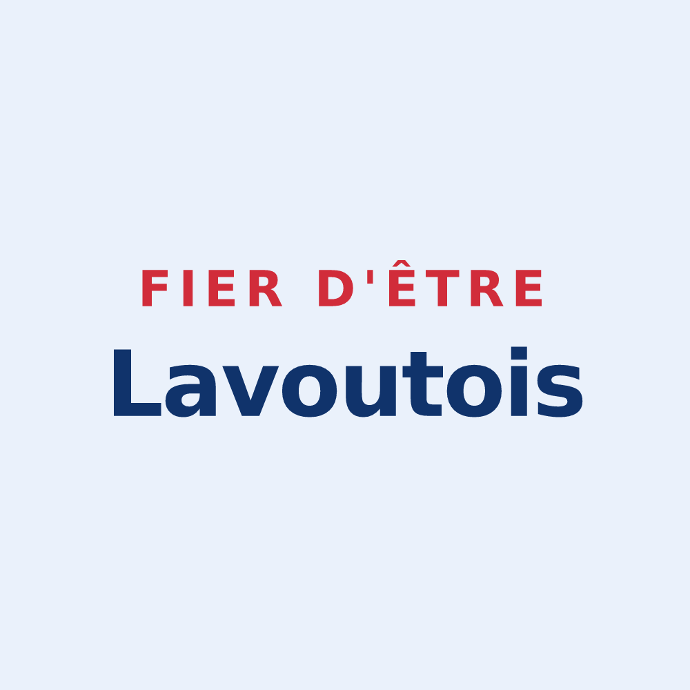 Sticker « Fier d'être Lavoutois » — design pour Lavoûte-sur-Loire