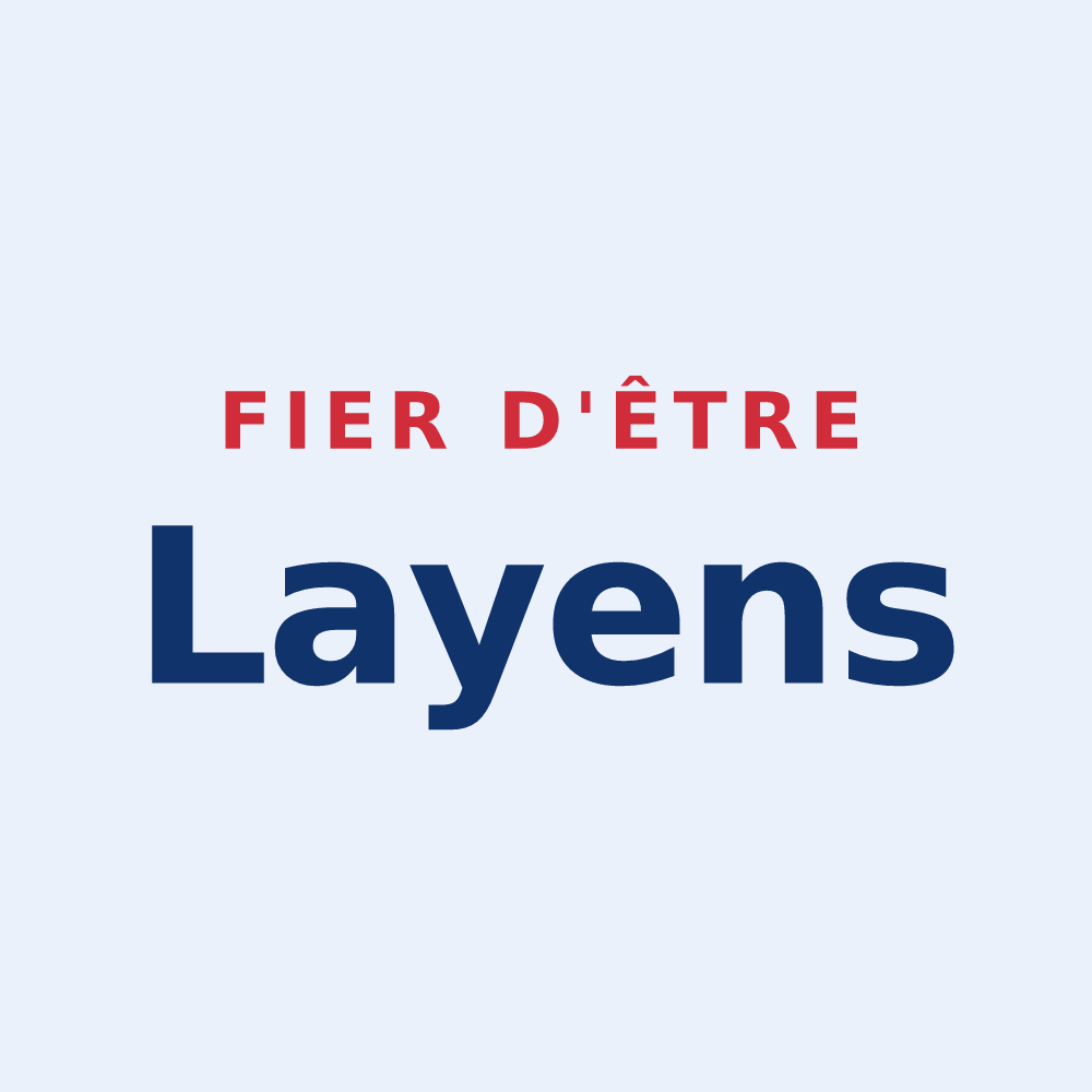 Sticker « Fier d'être Layens » — design pour Lay