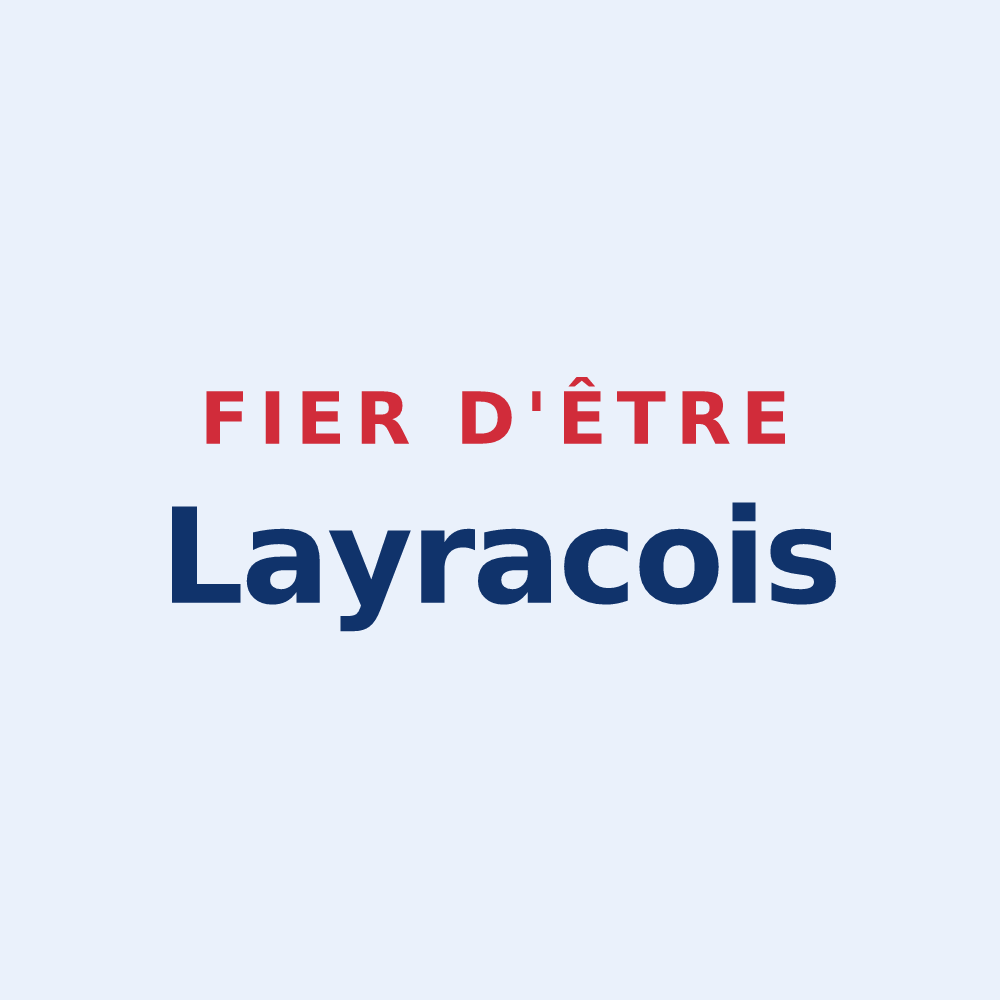 Sticker « Fier d'être Layracois » — design pour Layrac-sur-Tarn