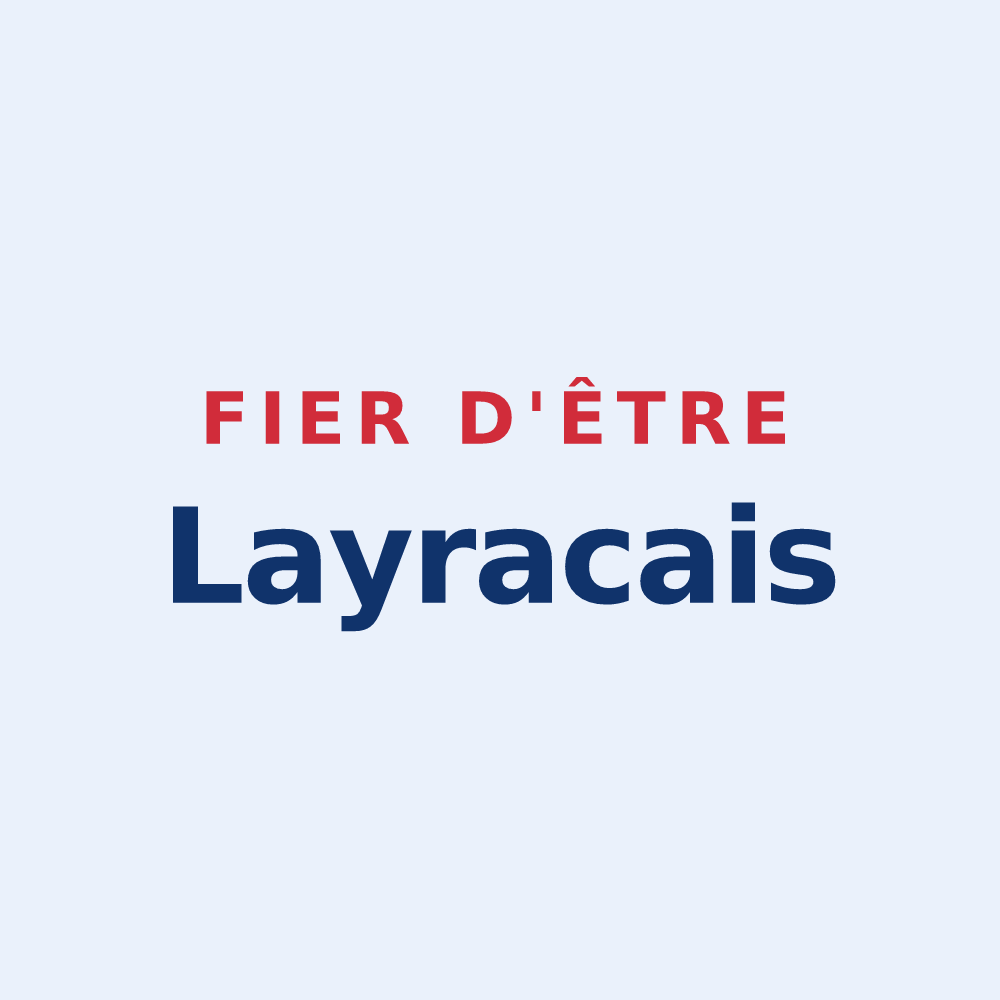Sticker « Fier d'être Layracais » — design pour Layrac