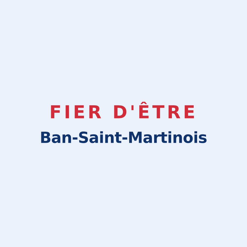 Sticker « Fier d'être Ban-Saint-Martinois » — design pour Le Ban-Saint-Martin