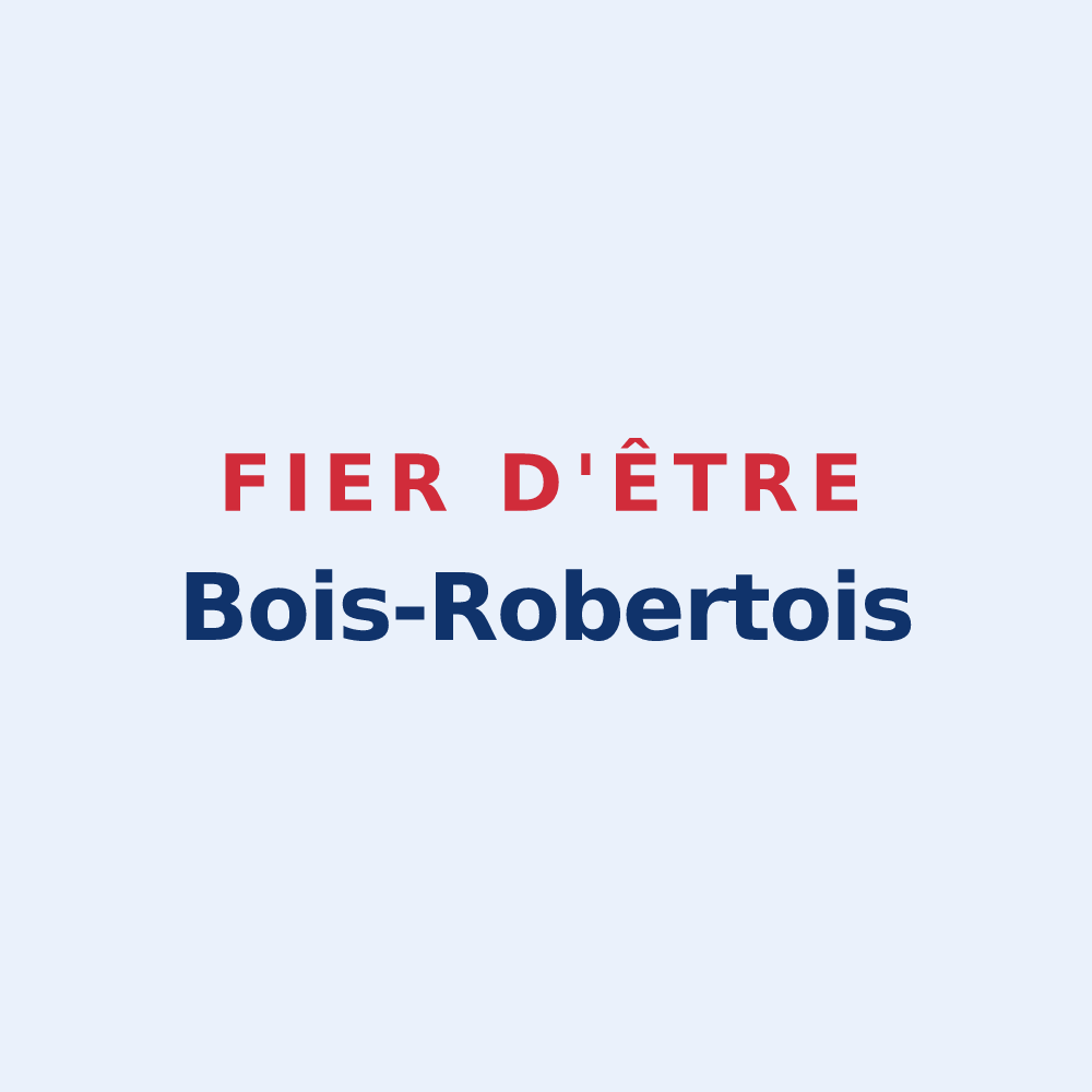 Sticker « Fier d'être Bois-Robertois » — design pour Le Bois-Robert