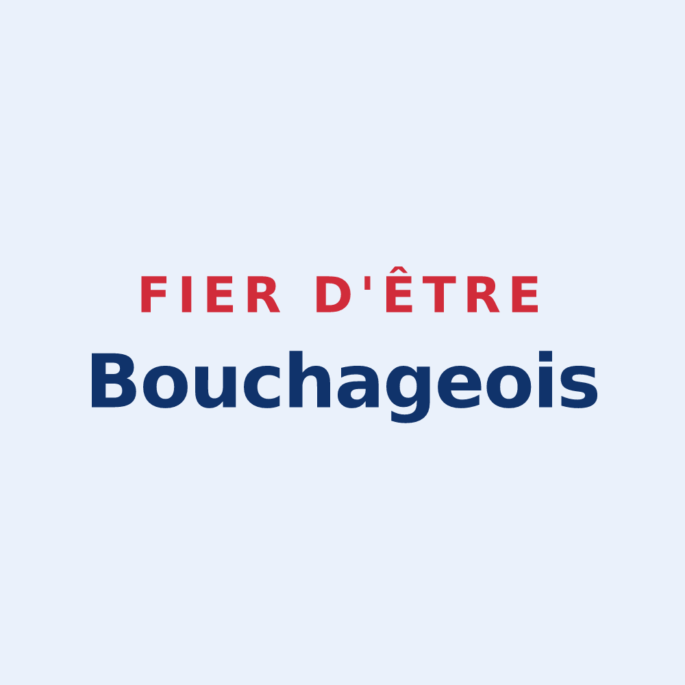 Sticker « Fier d'être Bouchageois » — design pour Le Bouchage