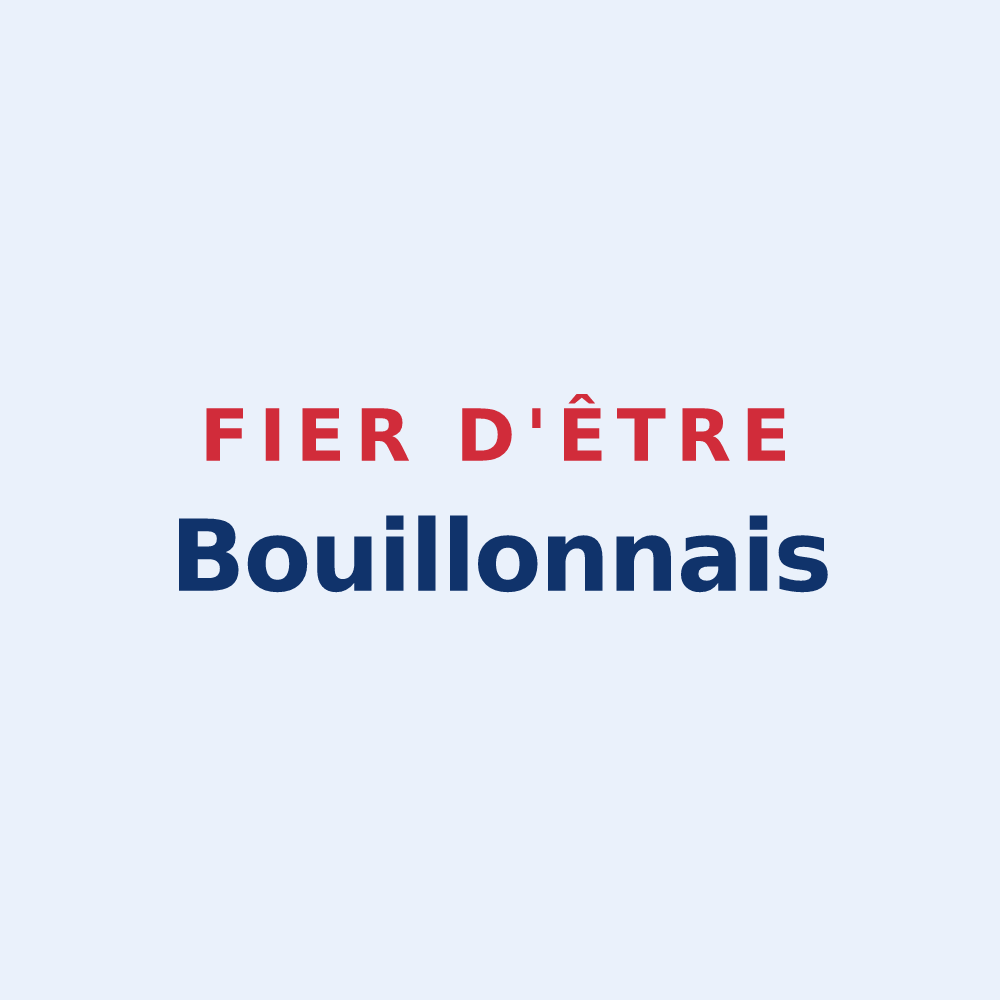 Sticker « Fier d'être Bouillonnais » — design pour Le Bouillon