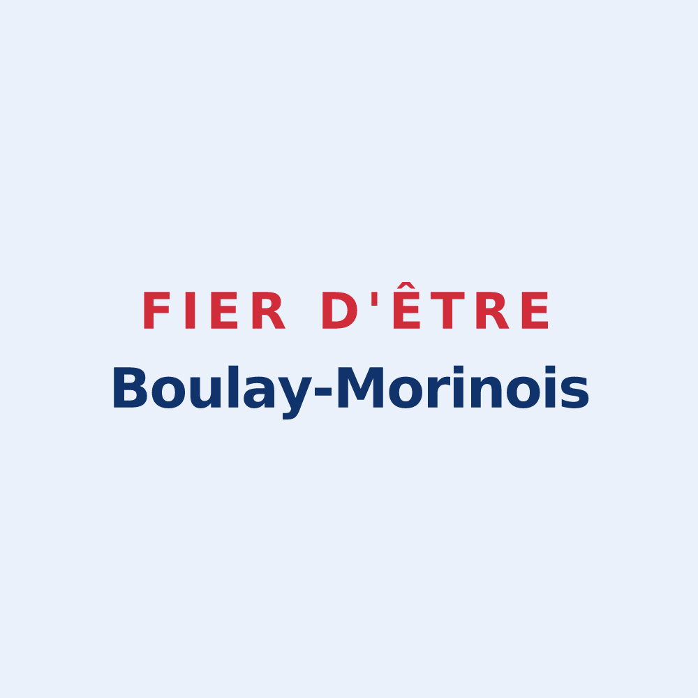 Sticker « Fier d'être Boulay-Morinois » — design pour Le Boulay-Morin