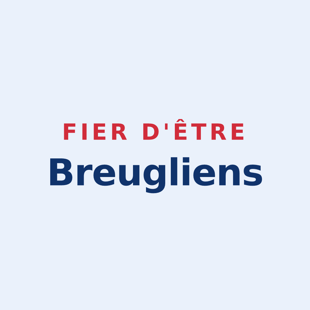 Sticker « Fier d'être Breugliens » — design pour Le Breuil
