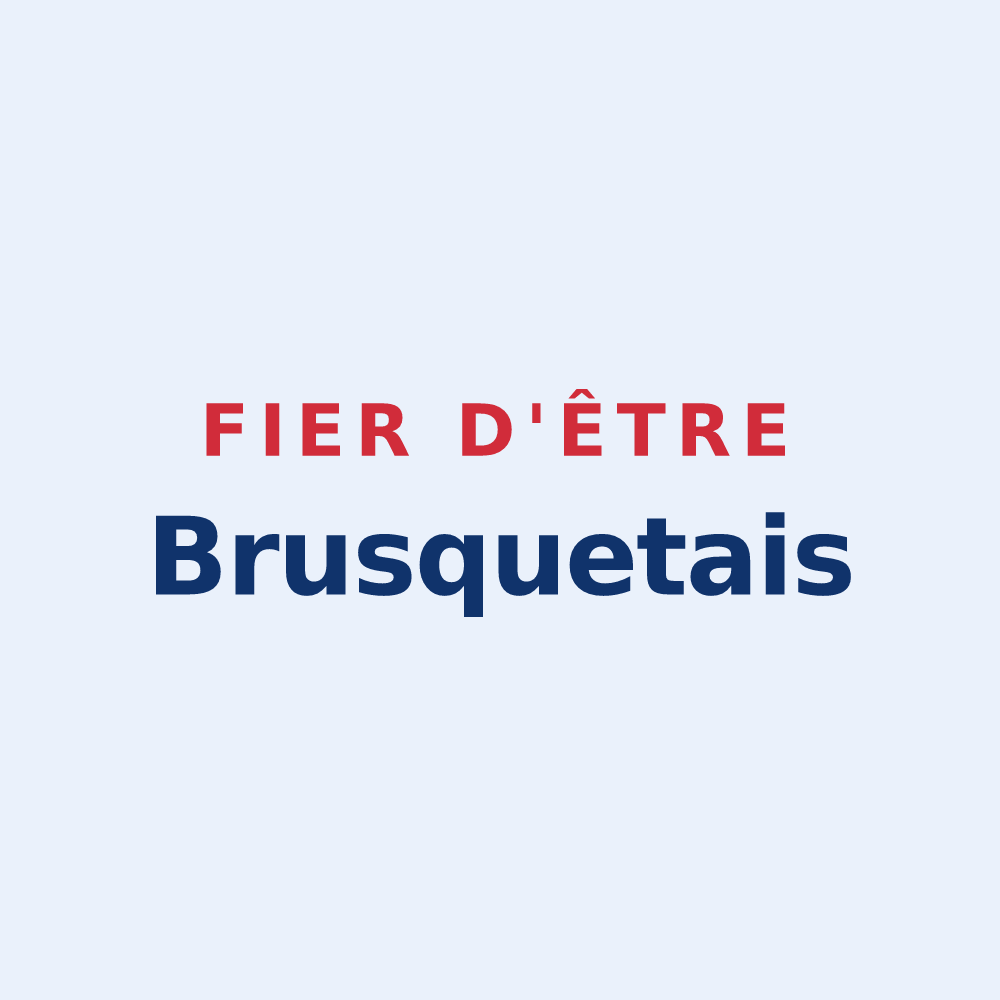 Sticker « Fier d'être Brusquetais » — design pour Le Brusquet